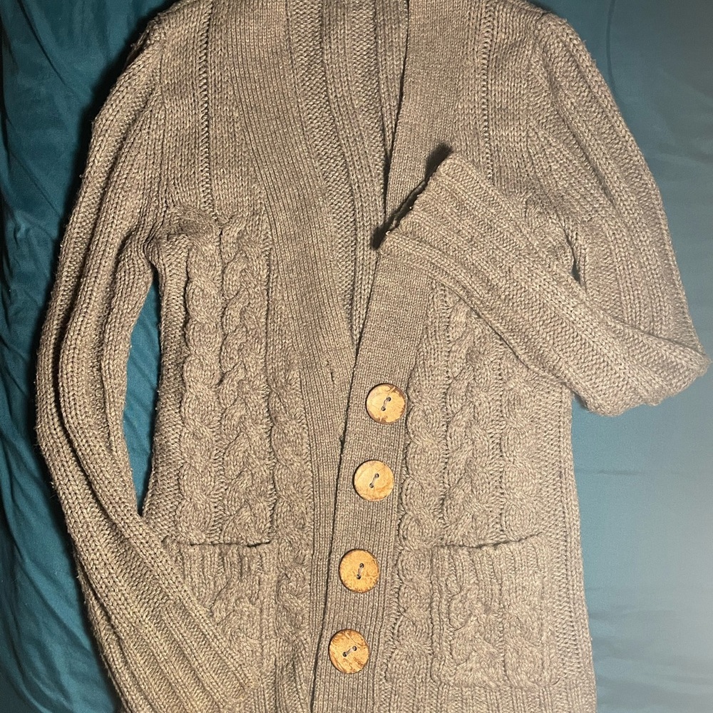 Twenty one, knit sweater, grey, small